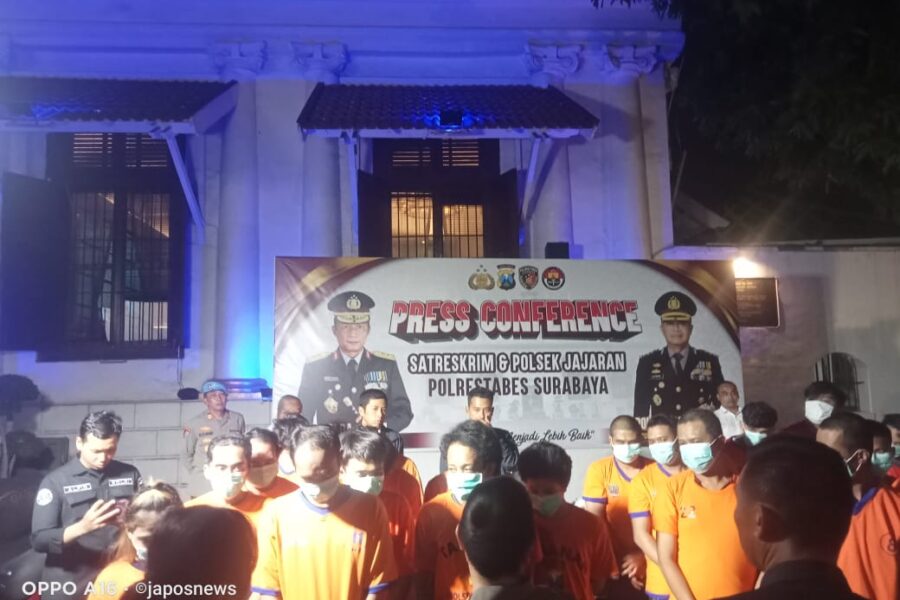 Foto : Tersangka Curanmor Sejumlah 42 Orang